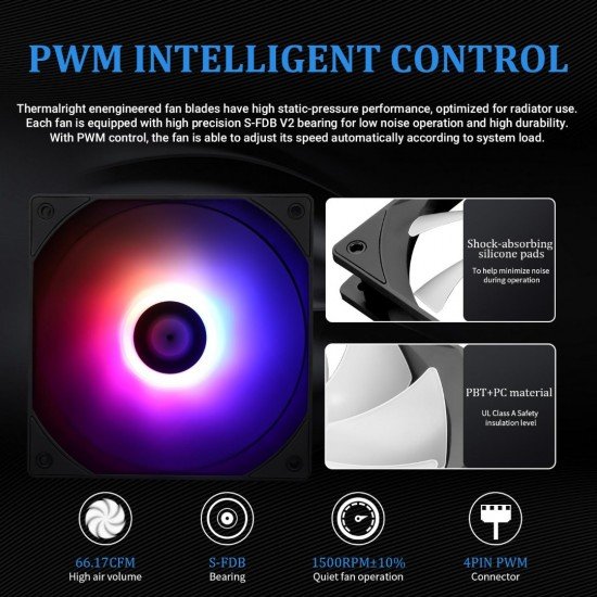 ثيرمال رايت مبرد وحدة المعالجة المركزية اكوا ايليت 240 V3 Aio صف تبريد سائل مراوح ARGB PWM لمعالج انتل LGA1150 &&& 1151 1155 1156 1200 2011 1700 AMD:AM4 AM5 كمبيوتر ايه اي او 4-Pin ثيرمال رايت مبرد وحدة المعالجة المركزية اكوا ايليت 240 V3 Aio صف تبريد سائل مراوح ARGB PWM لمعالج انتل LGA1150 &&& 1151 1155 1156 1200 2011 1700 AMD:AM4 AM5 كمبيوتر ايه اي او 4-Pin